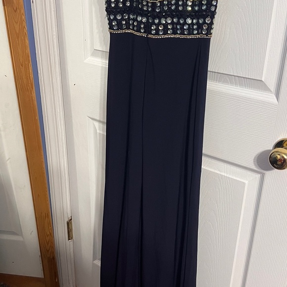 Beautiful prom dress (Navy Blue) - Picture 7 of 10
